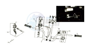 QUAD LANDER 300S drawing HANDLEBAR