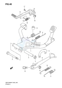 GSF1250 (E2) Bandit drawing STAND