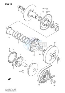 UH125 BURGMAN EU drawing TRANSMISSION (1)