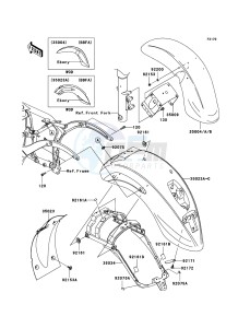 VN900 CLASSIC VN900BCFA GB XX (EU ME A(FRICA) drawing Fenders