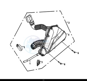 CROX 50 (45Km/h) (AE05WA-EU) (E4) (L8-M0) drawing AIR CLEANER