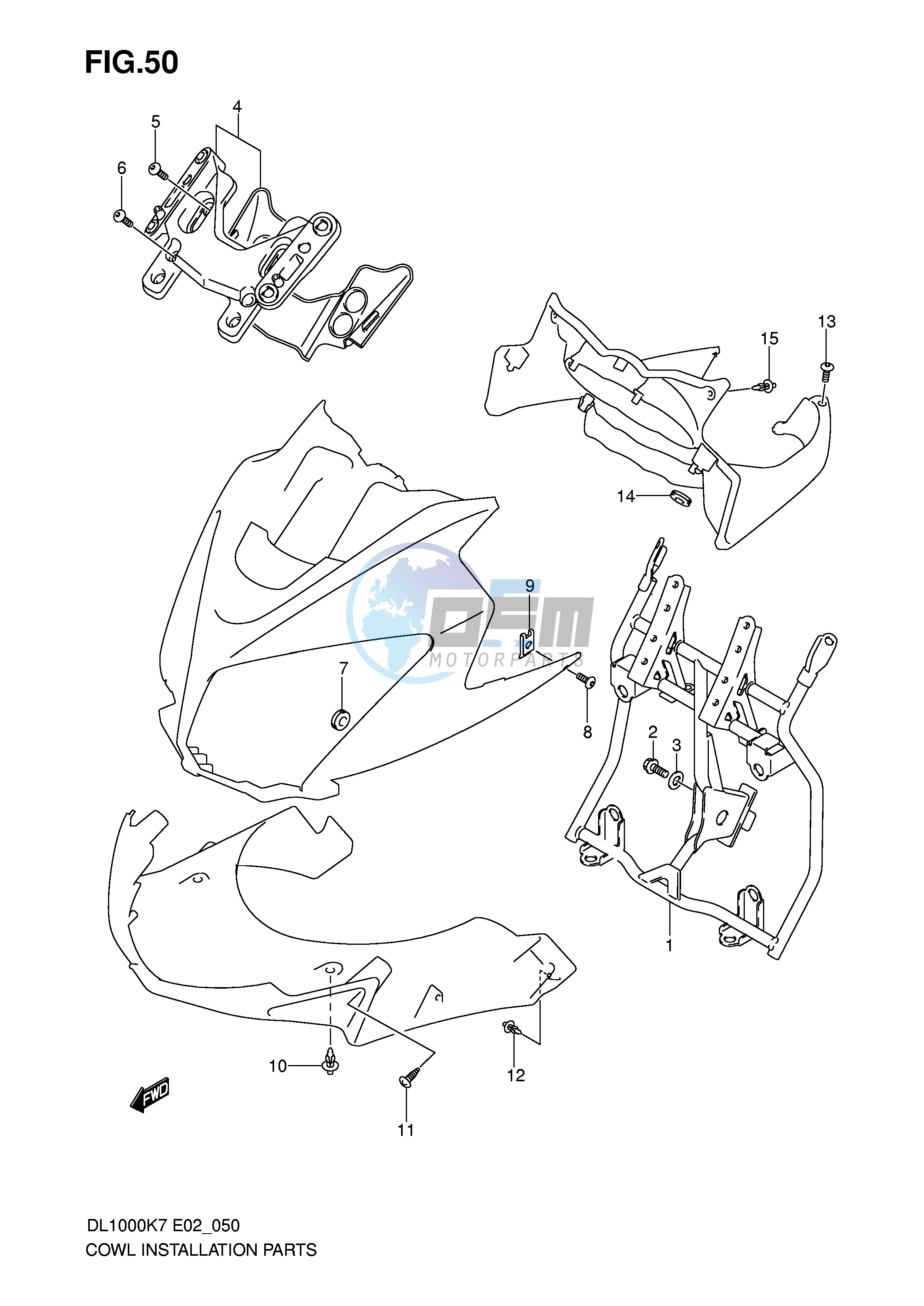 COWL BODY INSTALLATION PARTS