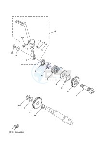 YZ85 YZ85LW (1SP1 1SP3) drawing STARTER