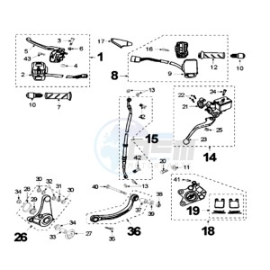 FIGHT RIX drawing BRAKE SYSTEM *AJP*