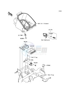 KVF750_4X4_EPS KVF750GDF EU drawing Fuel Injection