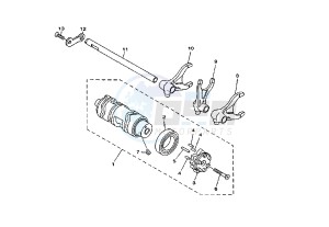 BT BULLDOG 1100 drawing SHIFT SHAFT