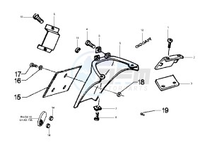 Typhoon 50 drawing Number plate holder