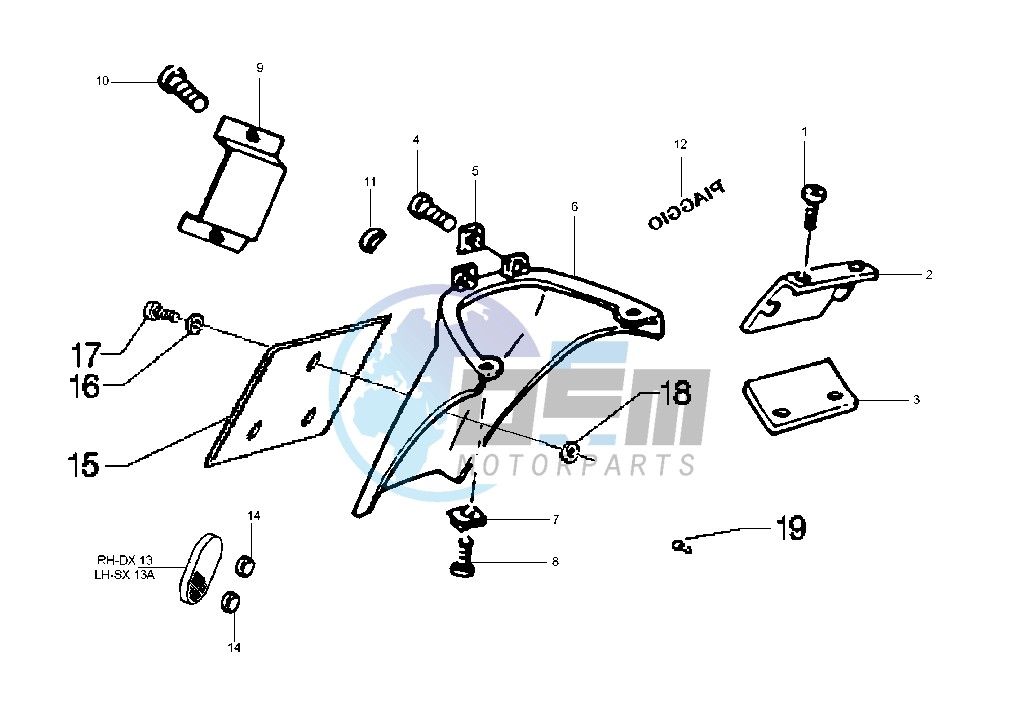 Number plate holder