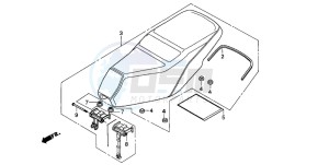 SH50 SCOOPY drawing SEAT