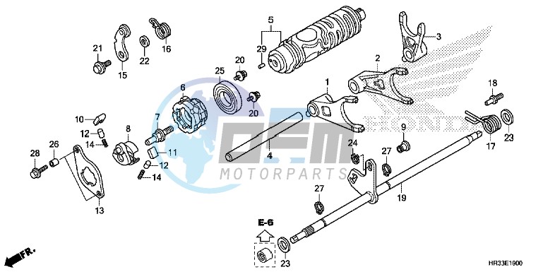 GEARSHIFT FORK (TRX420FA1/FA2)