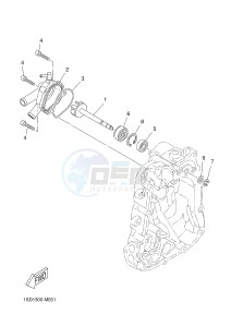 YP400RA X-MAX 400 ABS X-MAX (1SD8 1SD8 1SD8) drawing WATER PUMP