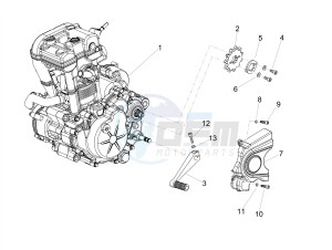 RX 125 E4 (APAC) drawing Engine-Completing part-Lever