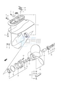 DF 9.9A drawing Gear Case