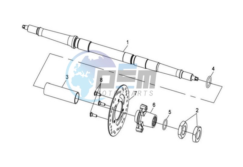 REAR AXLE / BRAKE DISC