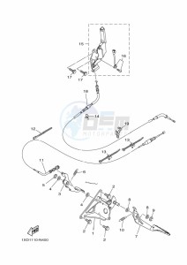 YXM700E YX70MPL (B5FP) drawing PEDAL WIRE