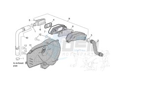 VARIANT SPORT - 50 CC VTHSBA00 2T drawing SECONDARY AIR SYSTEM