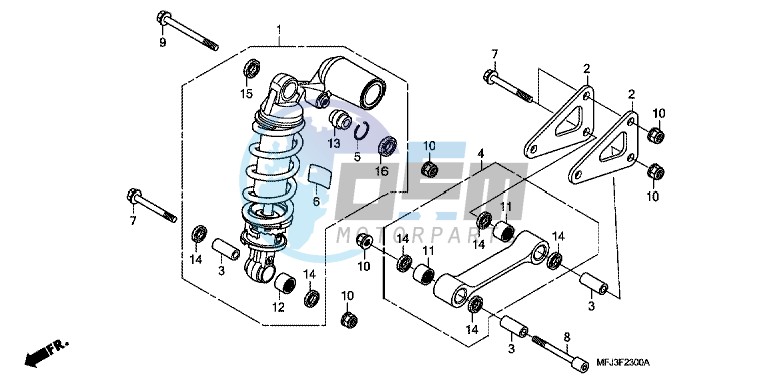 REAR CUSHION (CBR600RR)