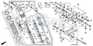 CRF250X9 Europe Direct - (ED / CMF) drawing REAR CUSHION