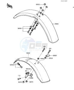 KD 80 M [KD80] (M8) [KD80] drawing FENDERS