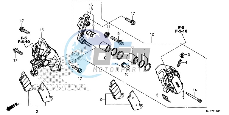 FRONT BRAKE CALIPER