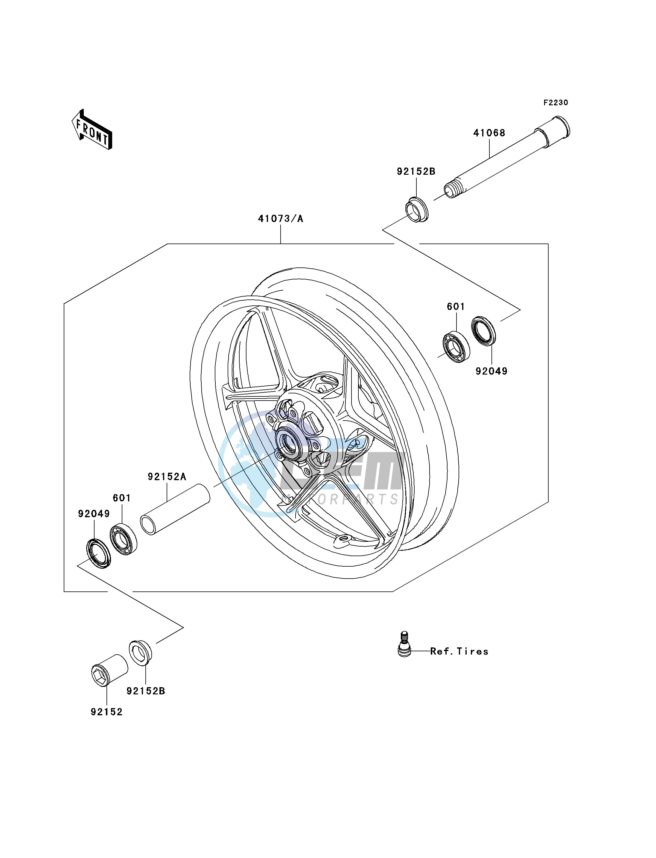 FRONT WHEEL