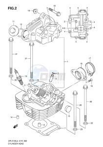 DR-Z125 EU drawing CYLINDER HEAD