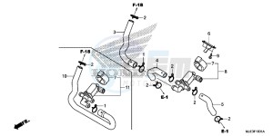 CBR650FAH 2ED - (2ED) drawing AIR INJECTION CONTROL VALVE