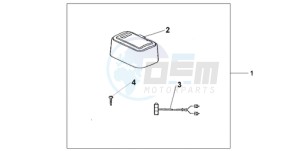 GL18009 Korea - (KO / AB) drawing TRUNK INNER LAMP