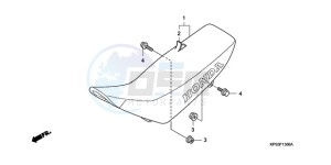 CRF230F9 Australia - (U) drawing SEAT