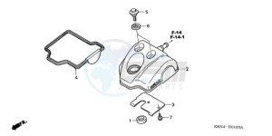 CRF250R9 ED / BLA CMF drawing CYLINDER HEAD COVER