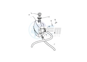 Beverly RST 125 drawing Expansion tank