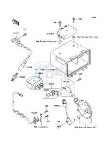 KVF360 KVF360B6F EU drawing Ignition System