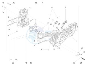 946 150 4T 3V ABS ARMANI (APAC) (A, C) drawing Crankcase