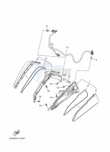 GPD125-A NMAX 125 (BV3D) drawing STAND & FOOTREST