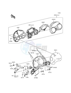 1400GTR ABS ZG1400EFF FR GB XX (EU ME A(FRICA) drawing Meter(s)