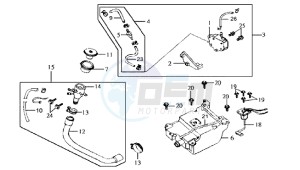 JOYRIDE 125 drawing FUEL TANK - FUEL CUT