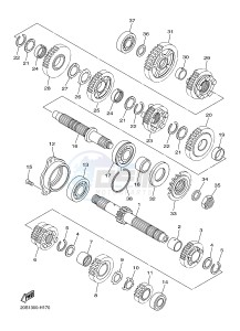 XJ6N 600 XJ6-N (NAKED) (20SK) drawing TRANSMISSION