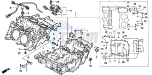 VFR800A drawing CRANKCASE