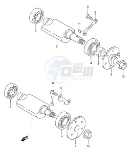 DR800S (E4) drawing CRANK BALANCER