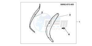 FES150 125 PANTHEON drawing SIDE VISOR