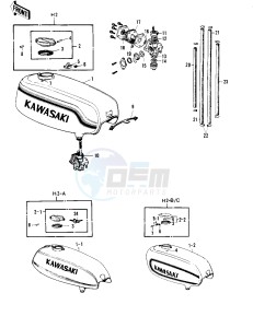 H2 B [MACH IV] (-B) 750 [MACH IV] drawing FUEL TANK