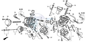 XL125V VARADERO drawing CARBURETOR (COMPONENT PARTS)