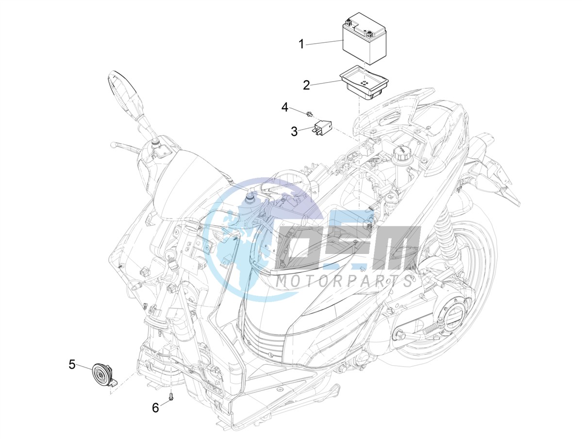 Remote control switches - Battery - Horn