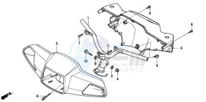 SK50M drawing STEERING HANDLE/ HANDLE COVER (1)