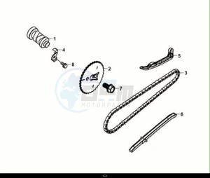 SYMPHONY S 125 (XF12W1-EU) (E5) (M1) drawing CAM SHAFT