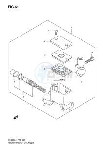 UH200 ABS BURGMAN EU drawing FRONT MASTER CYLINDER