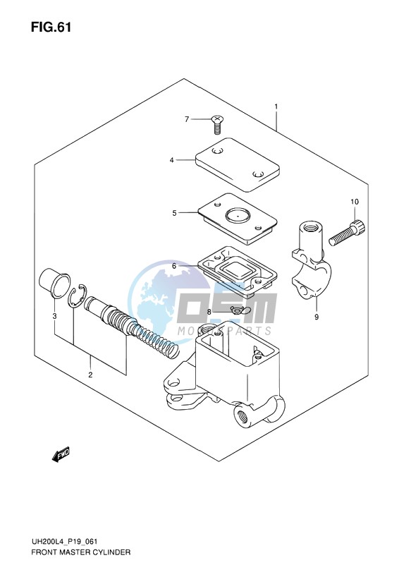 FRONT MASTER CYLINDER