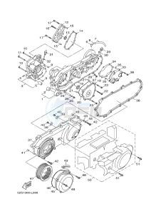 HW125 XENTER 125 (53B5) drawing CRANKCASE