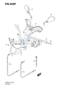 UH200 ABS BURGMAN EU drawing HANDLEBAR