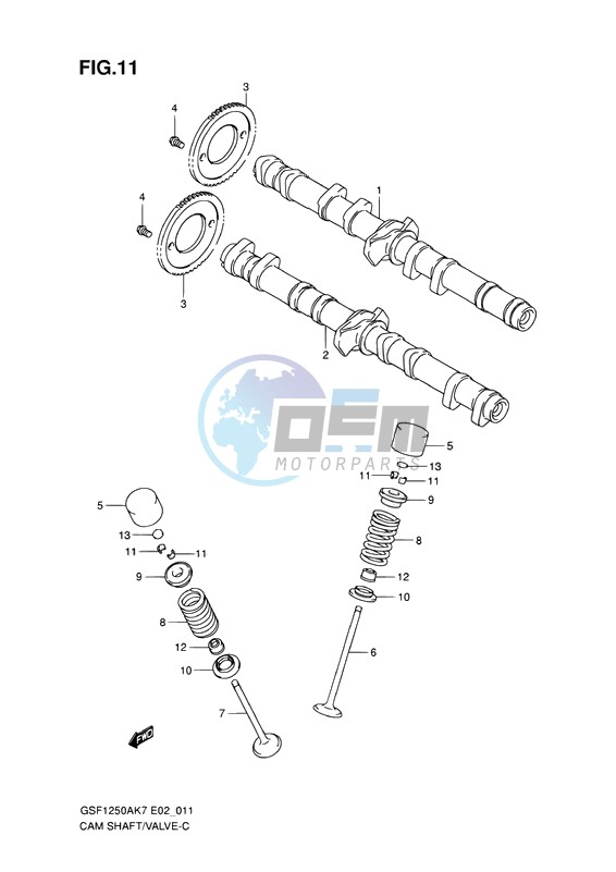 CAM SHAFT - VALVE